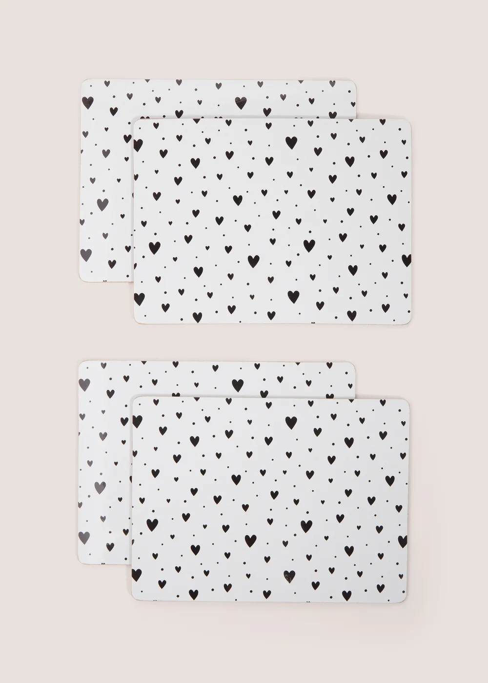 4 Pack Heart Cork Placemats Image 1