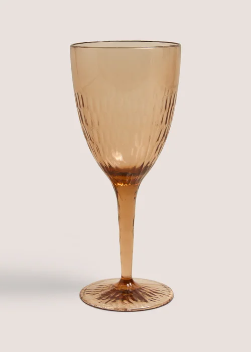 Outdoor Amber Wine Glass (9x9x21cm) Image 1
