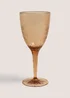 Outdoor Amber Wine Glass (9x9x21cm) Image 1