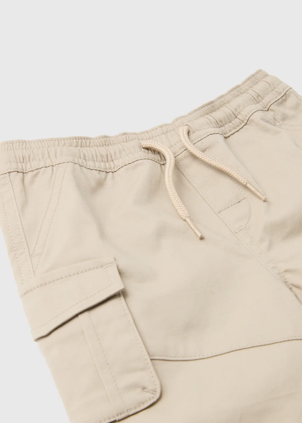 Boys Stone Twill Cargo Shorts - 1 half year to 2 Image 2