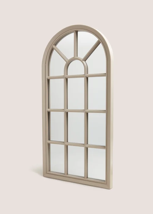Outdoor Cream Plastic Mirror Arch (70cm x 35.5cm x 2.5cm) Image 1