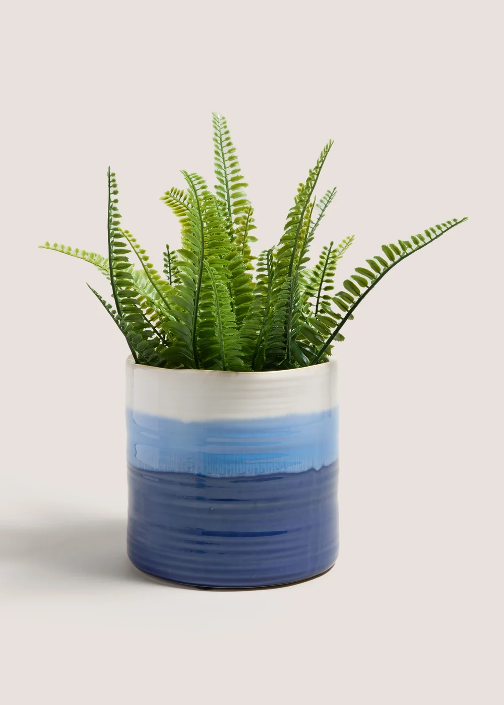 Blue Reactive Planter (16.5cm x 16.5cm x 16cm) Image 2