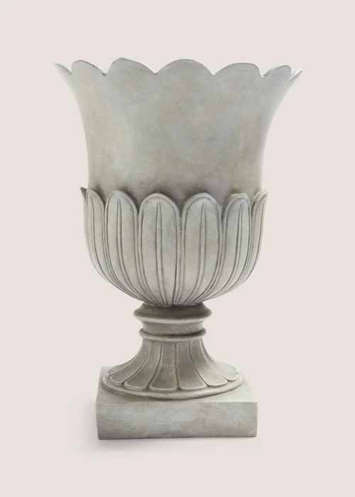 Grey Handmade Flower Planter (26cm x 26cm x 36cm) Image 1
