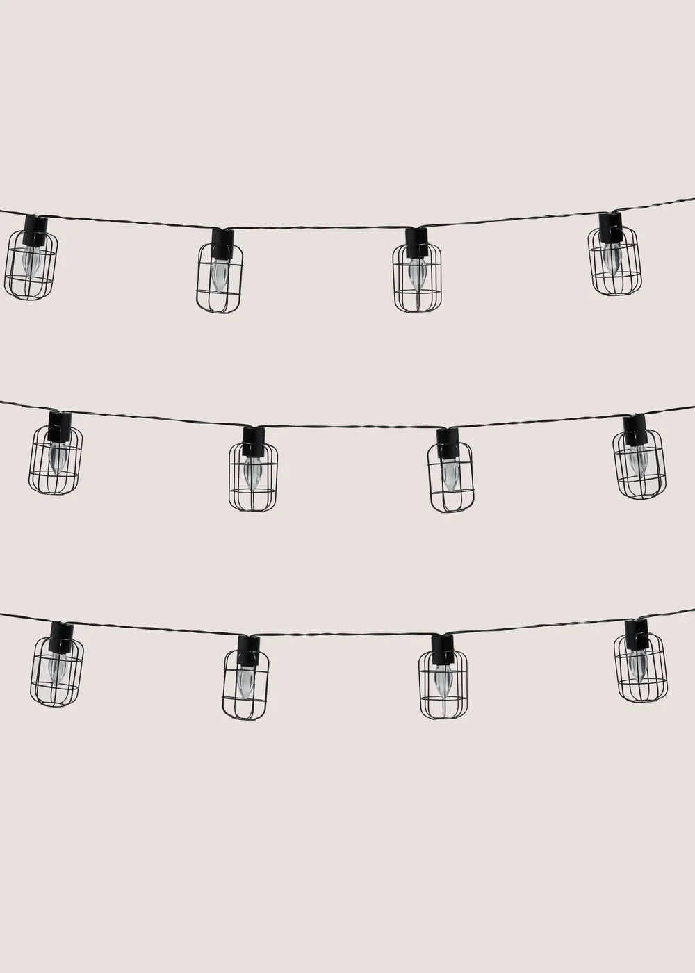 Outdoor Metal Cage String Lights Image 2