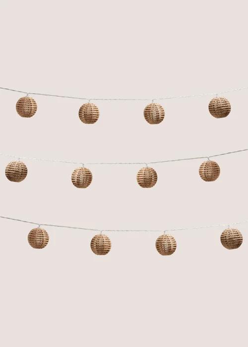 Outdoor Woven String Lights ( D7 x H6.8cm ) Image 2