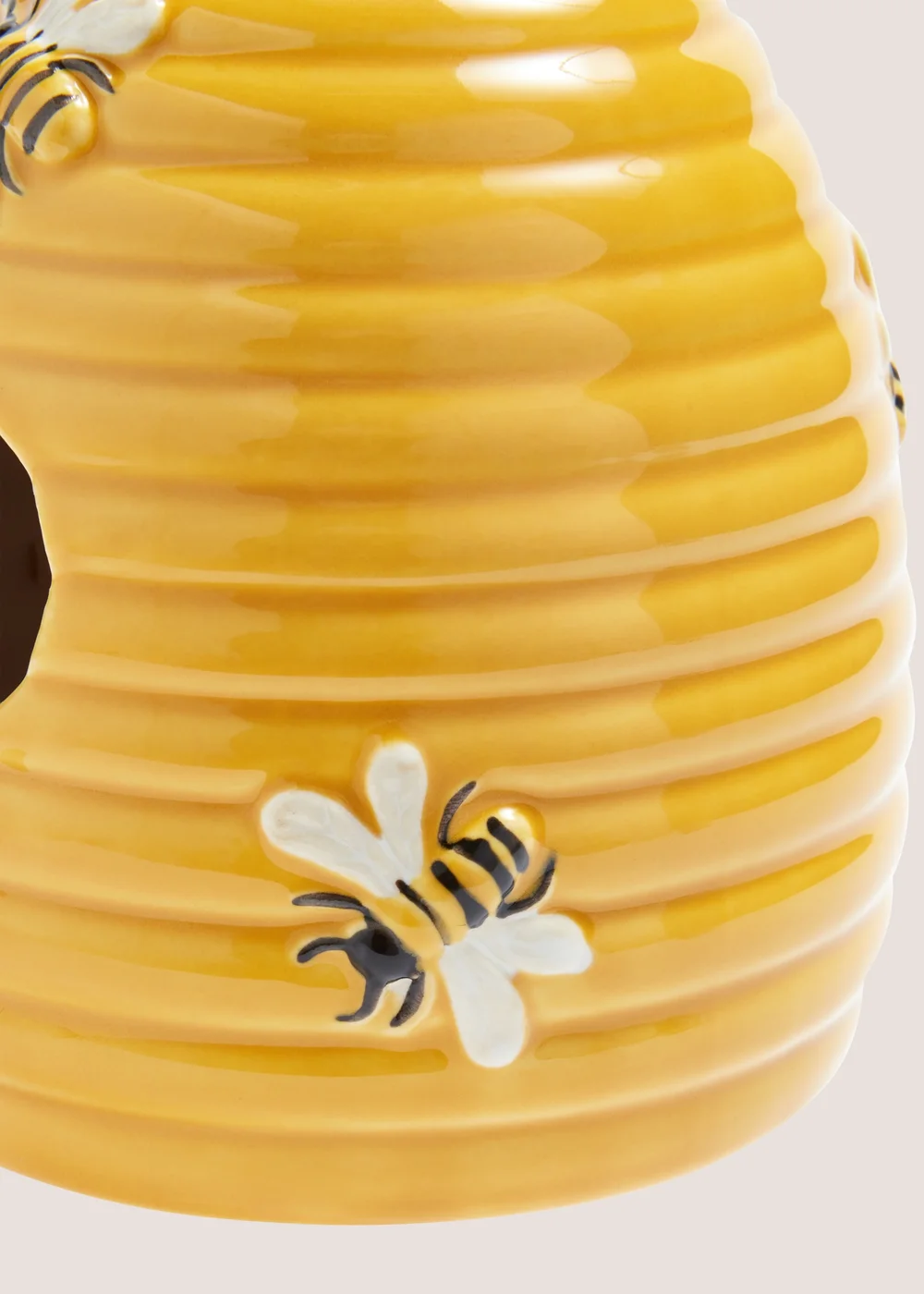 Yellow Bee Bird House (14cm x 13cm x 15cm) Image 2