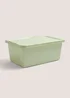 Green Rattan Storage Box (12L) Image 1