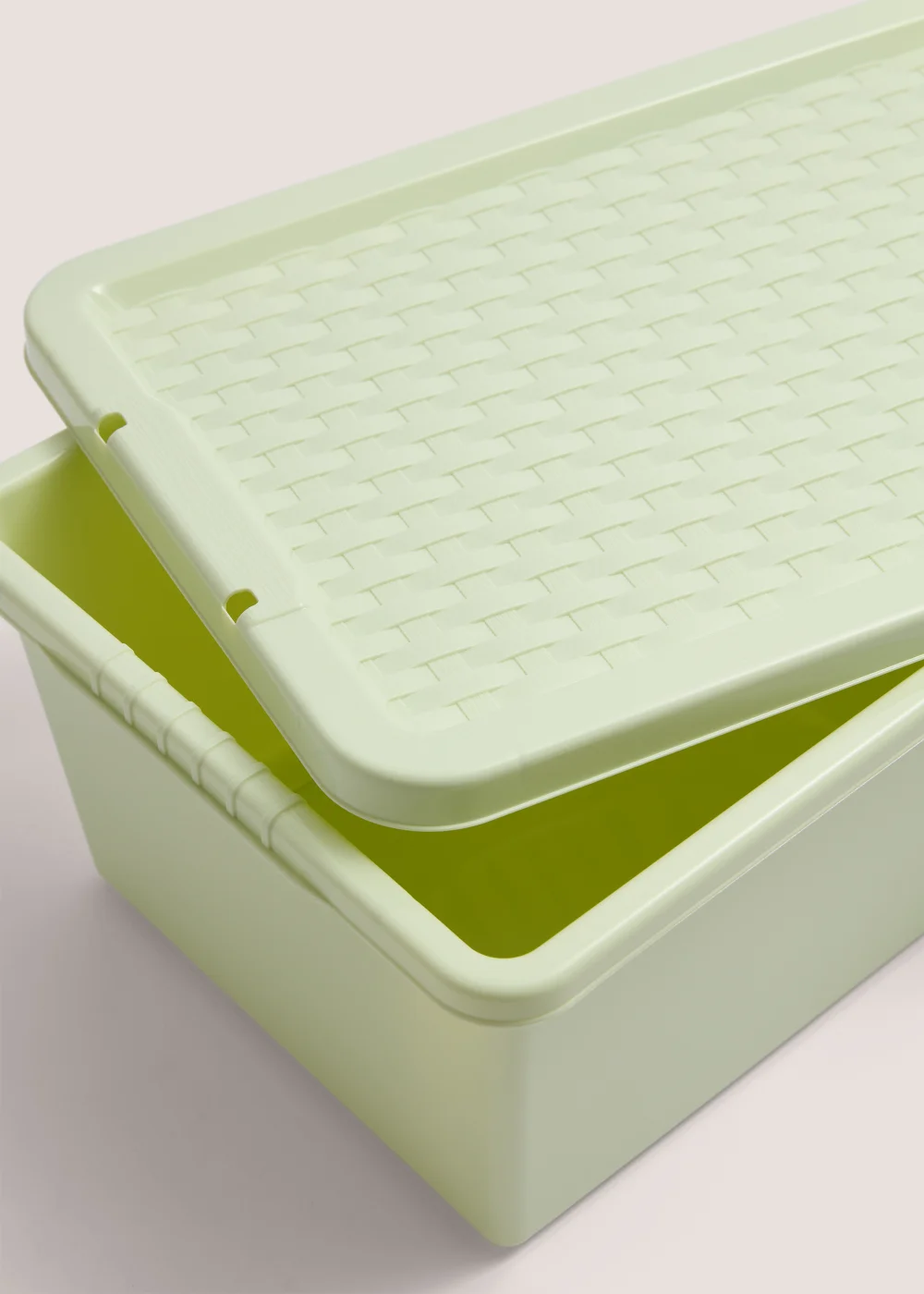 Green Rattan Storage Box (12L) Image 2