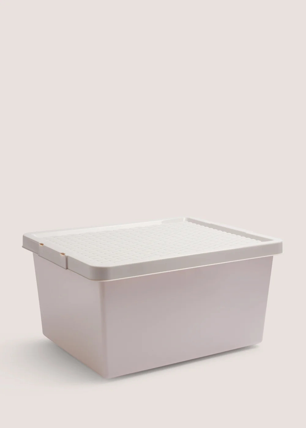 Grey Rattan Box - 27 Litres Image 1