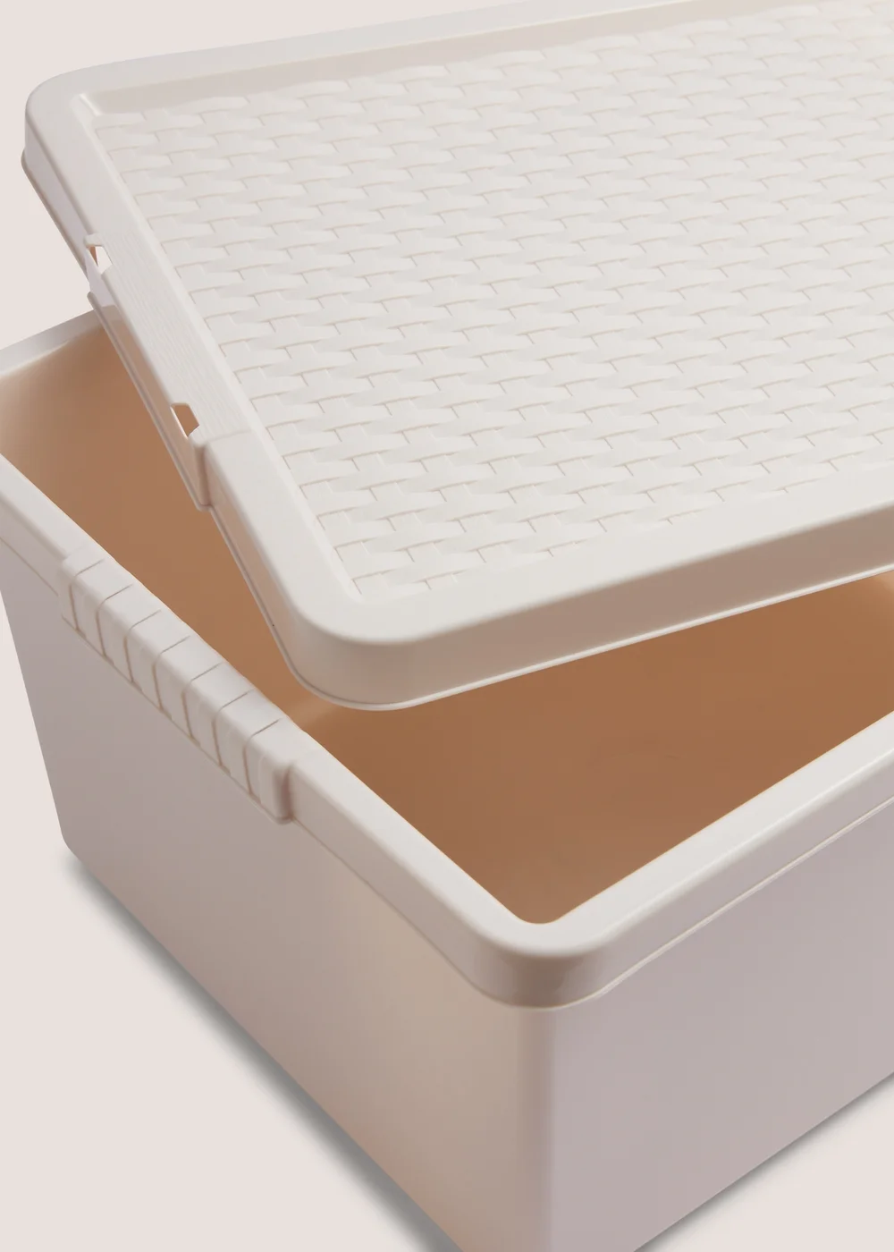 Grey Rattan Box - 27 Litres Image 2