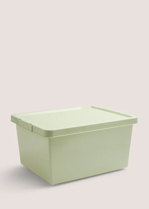 Green Storage Rattan Lid (27L) Image 1