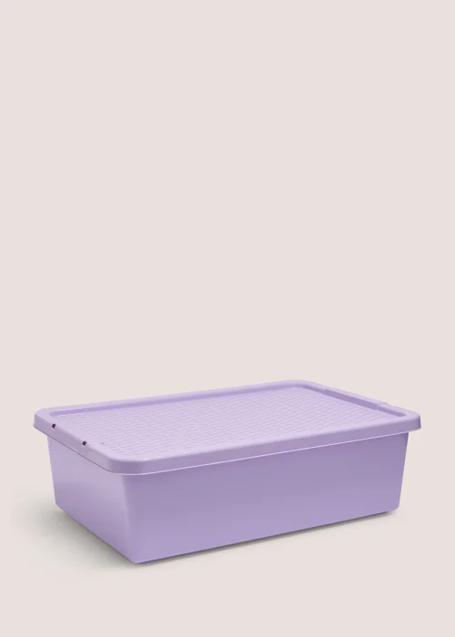Purple Storage Rattan Lid (32L) Image 1