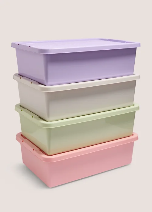 Pink Storage Rattan Lid (32L) Image 1