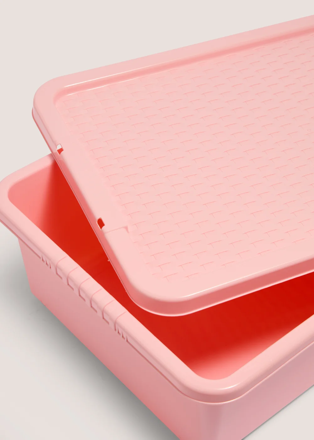 Pink Storage Rattan Lid (32L) Image 2