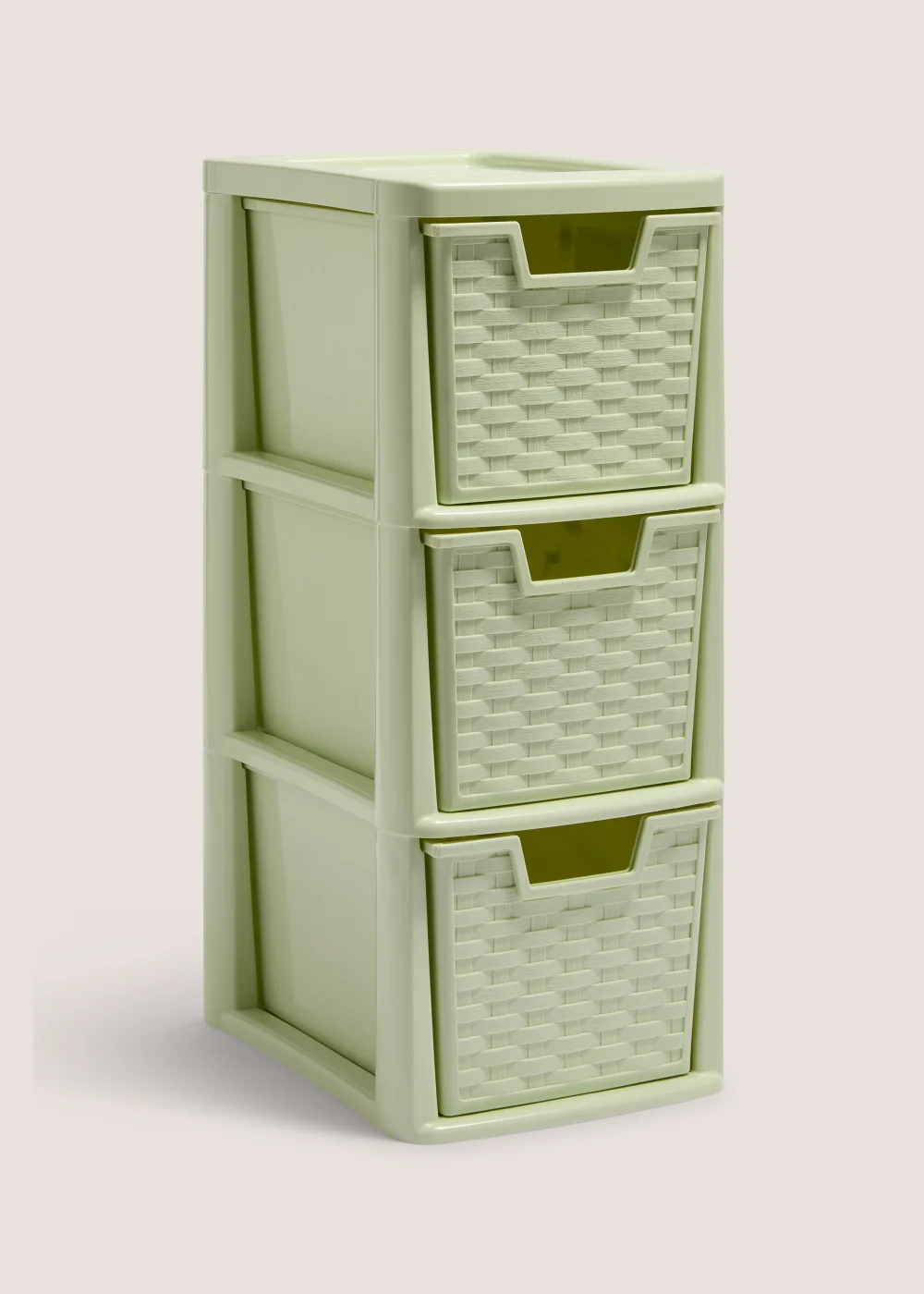 Green Small Drawers (26cm x 19cm x 48cm) Image 1