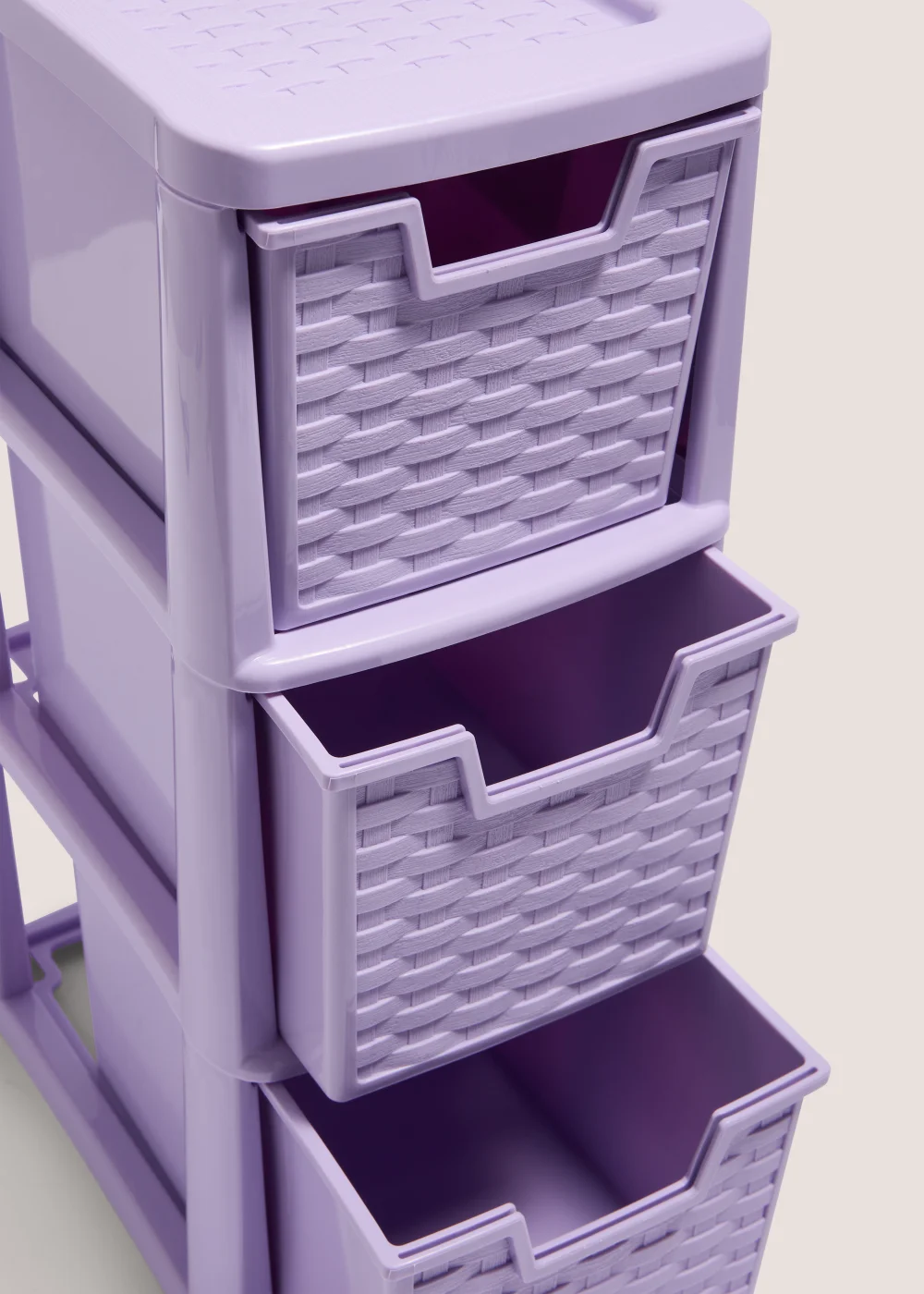 Purple Small Drawers (26cm x 19cm x 48cm) Image 2
