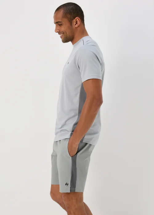Souluxe Woven Pique Shorts Grey - XS Image 1
