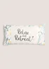 Green Relax And Retreat Cushion (30cm x 60cm) Image 1