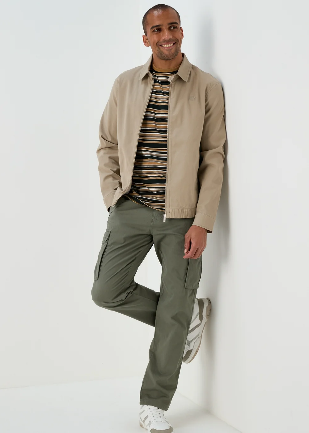 Orange & Black Stripe T-Shirt - Small Image 4