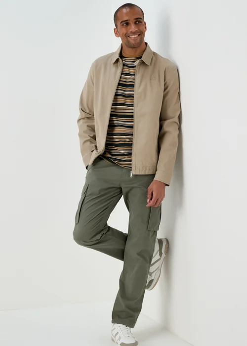 Orange & Black Stripe T-Shirt - Small Image 4