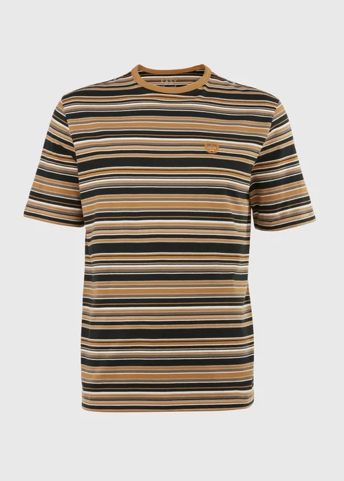 Orange & Black Stripe T-Shirt - Small Image 5