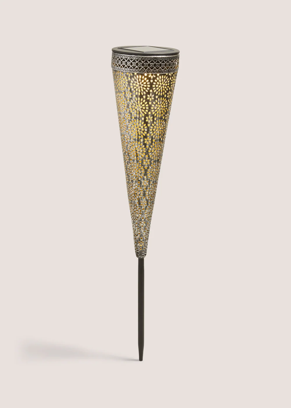 Outdoor Metal Cone Solar Stake Image 1