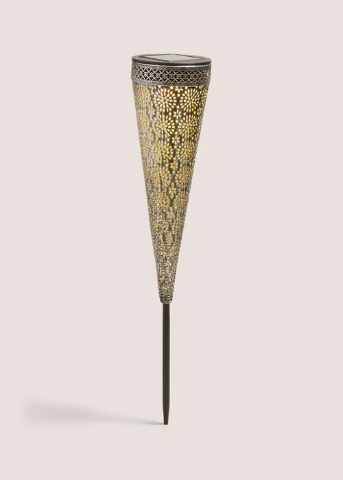 Outdoor Metal Cone Solar Stake Image 1