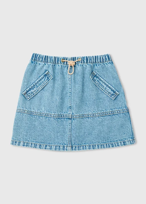 Girls Denim Cargo Skirt (7-13yrs) - 8 Yrs Image 1
