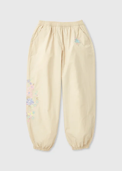 Girls Stone Embroidered Cargo Trousers (7-15yrs) - Age 7 Years Image 1