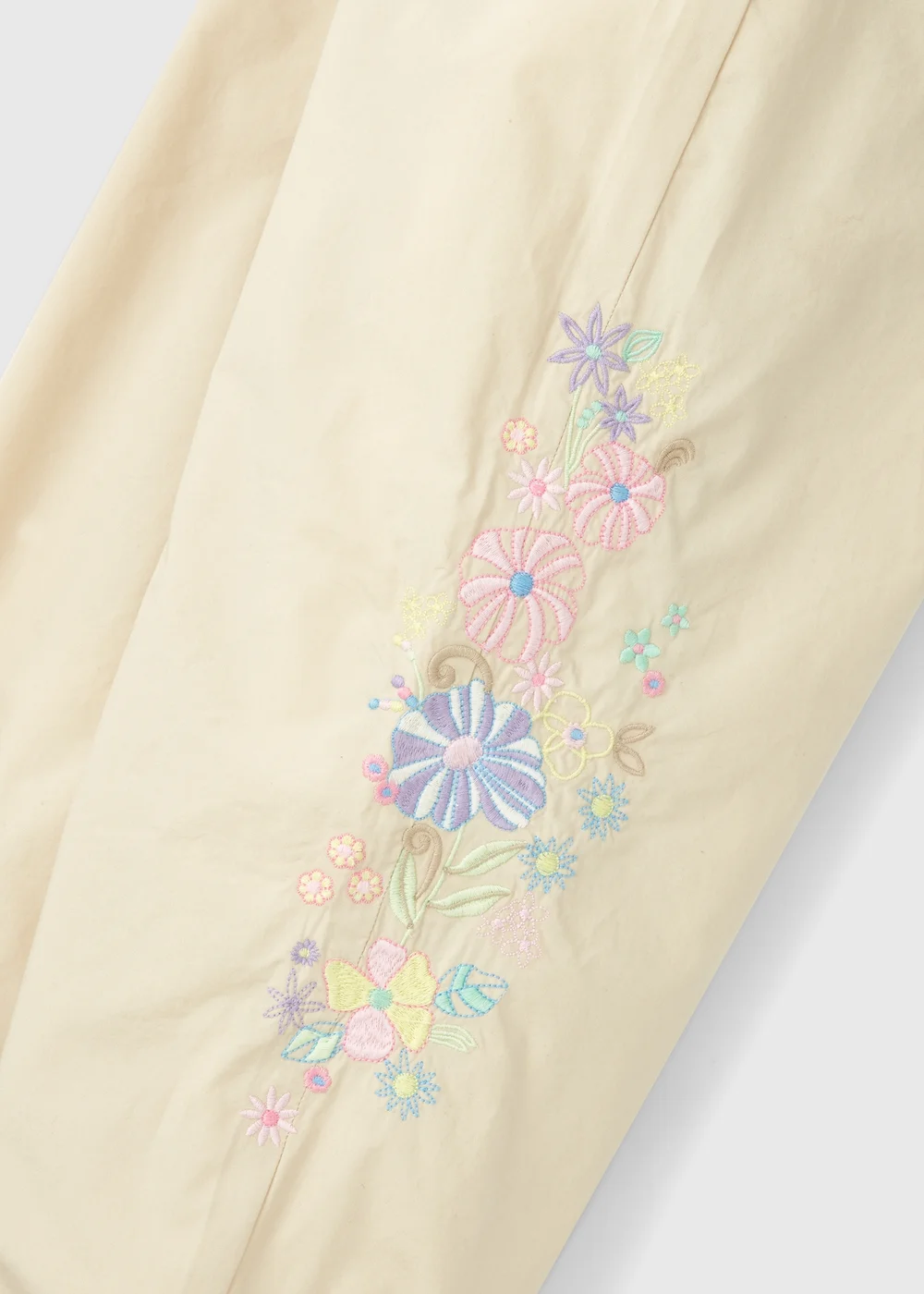 Girls Stone Embroidered Cargo Trousers (7-15yrs) - Age 7 Years Image 2