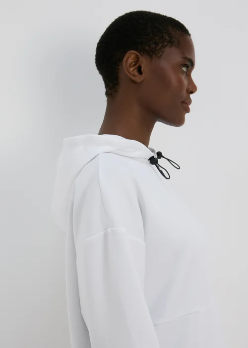 Souluxe White Zip Hoodie - S Image 3