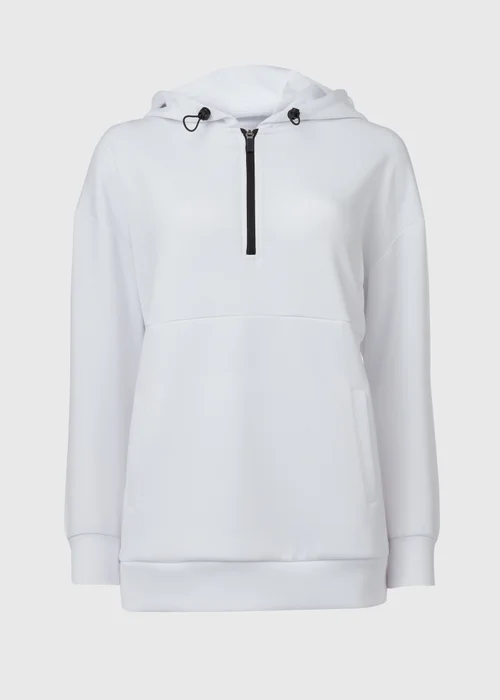 Souluxe White Zip Hoodie - S Image 5