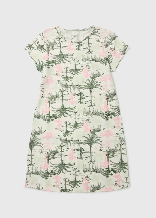 Cream Animal Print Nightie - Extra small Image 1