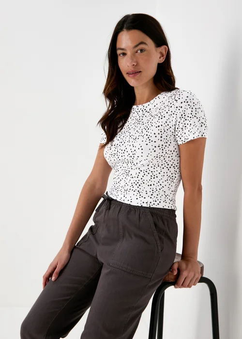 White/Black Polka Dot T-Shirt - 8 Image 1