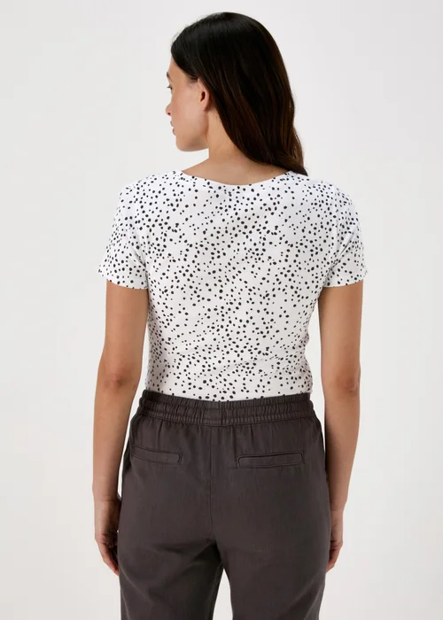 White/Black Polka Dot T-Shirt - 8 Image 2