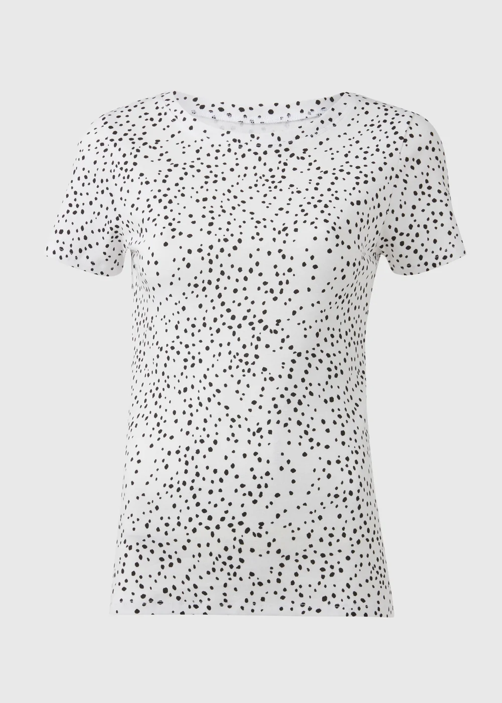 White/Black Polka Dot T-Shirt - 8 Image 5