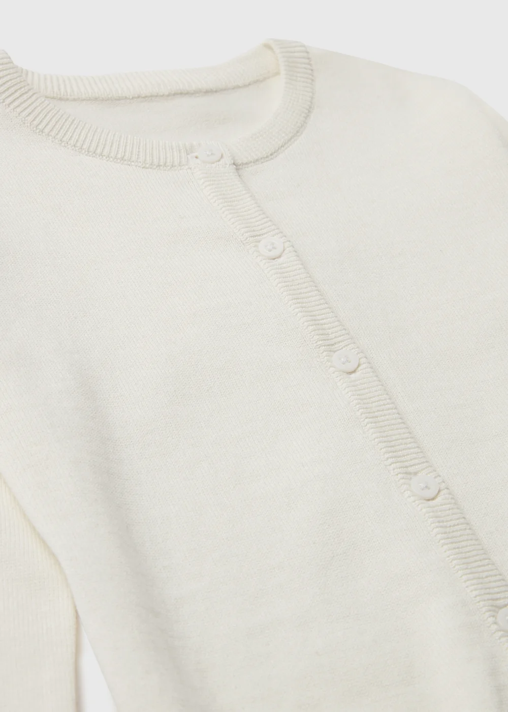 Girls White Cardigan (1-7yrs) - 1-1.5 Yrs Image 2