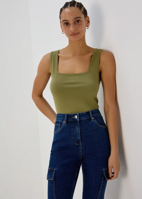 Khaki Short Vest - 8 Image 1