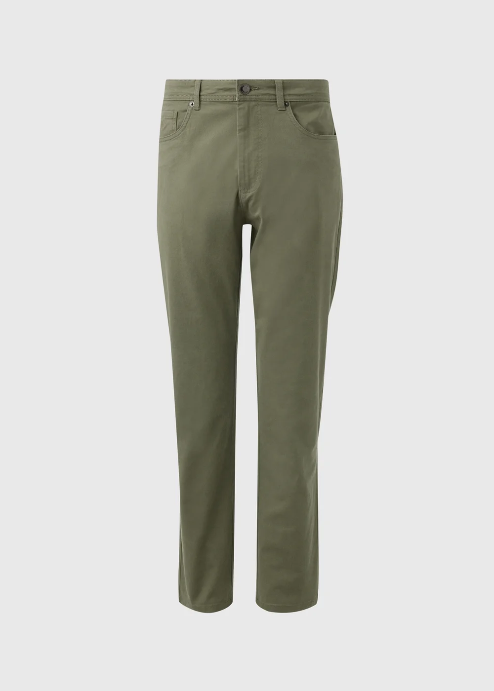 Lincoln Khaki 5 Pocket Trousers - 32 Waist Regular Image 5