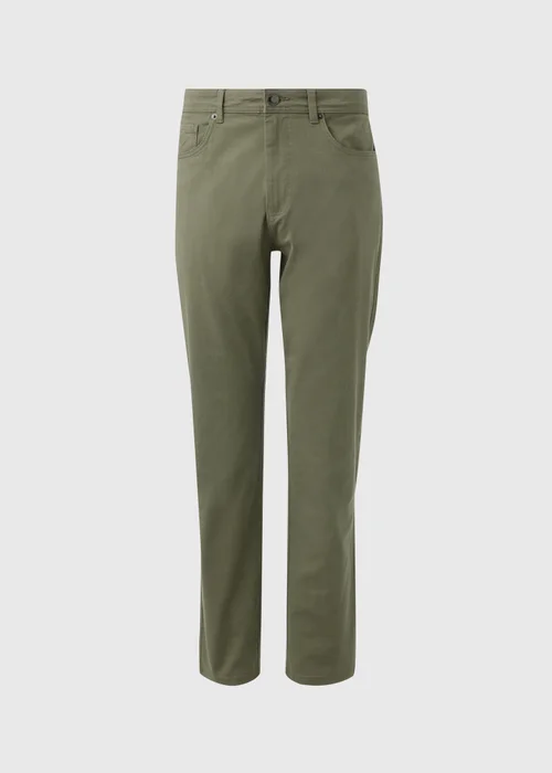 Lincoln Khaki 5 Pocket Trousers - 32 Waist Regular Image 5