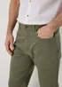 Lincoln Khaki 5 Pocket Trousers - 32 Waist Regular Image 3