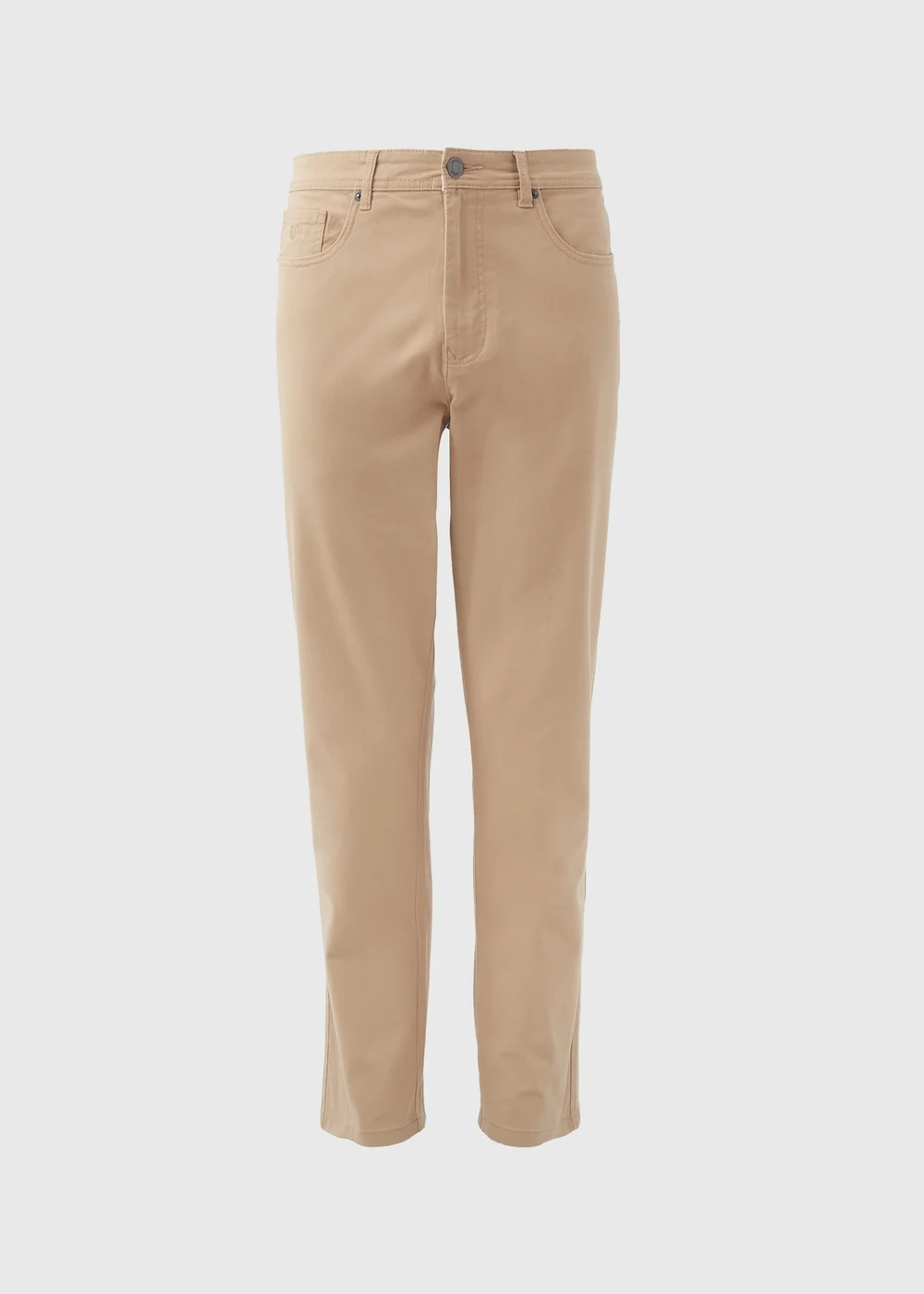 Lincoln Light Stone 5 Pocket Trousers - 32 Waist Regular Image 5