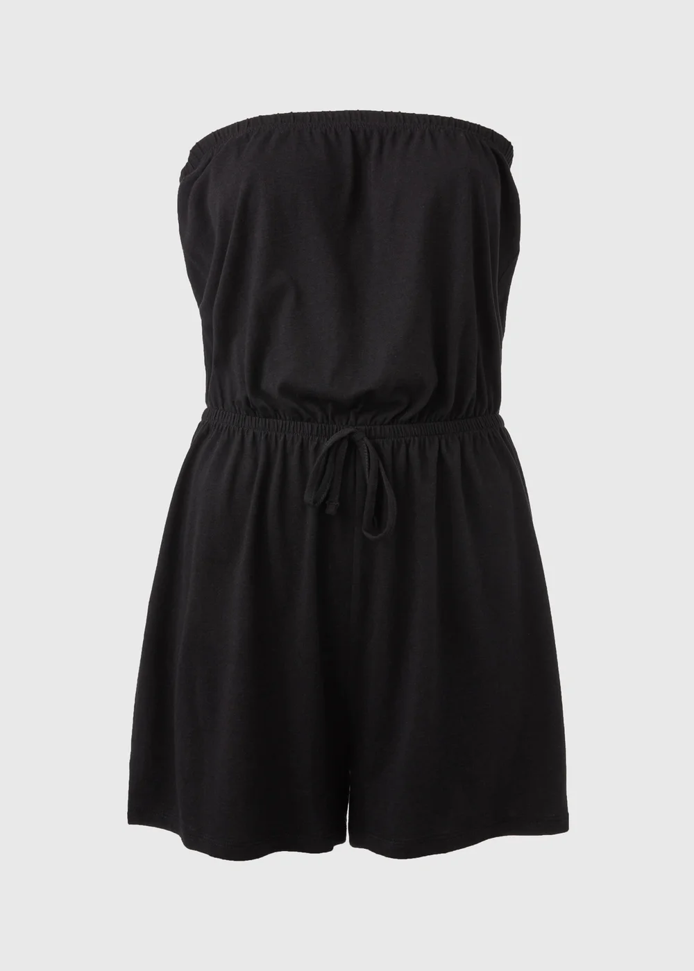 Black Plain Playsuit - S Image 5