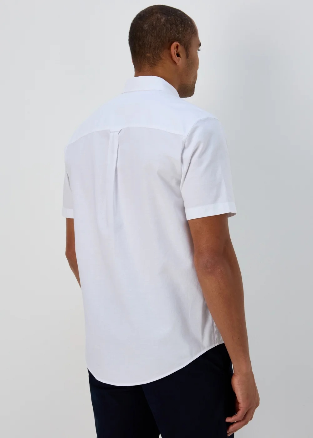 White Casual Oxford Shirt - Small Image 2
