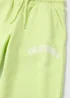 Girls Lime California Slogan Joggers (7-15yrs) - Age 7 Years Image 2