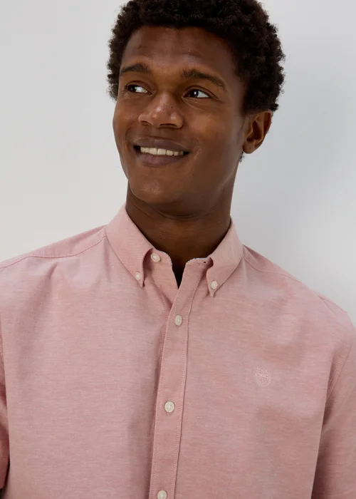 Pink Crossdye Oxford Shirt - S Image 3