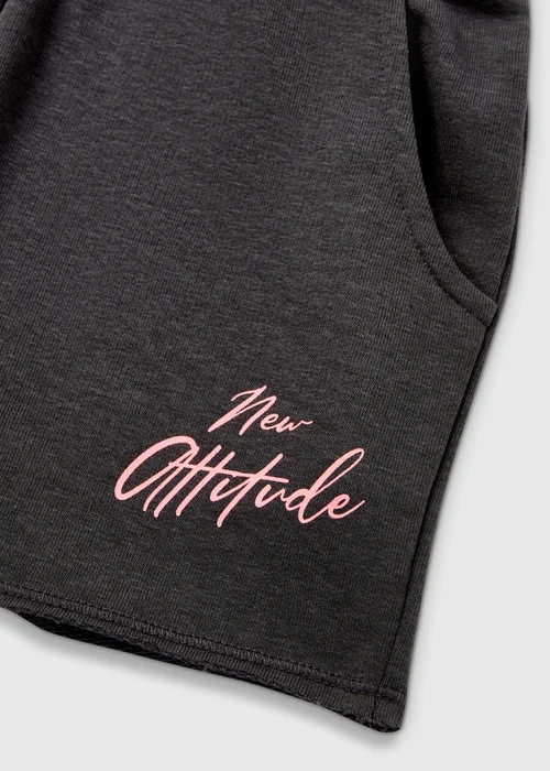 Girls Charcoal Boxer Shorts (7-15yrs) - Age 7 Years Image 2