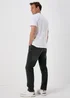 Black Tapered Washed Jeans - 30 Waist Regular Image 2