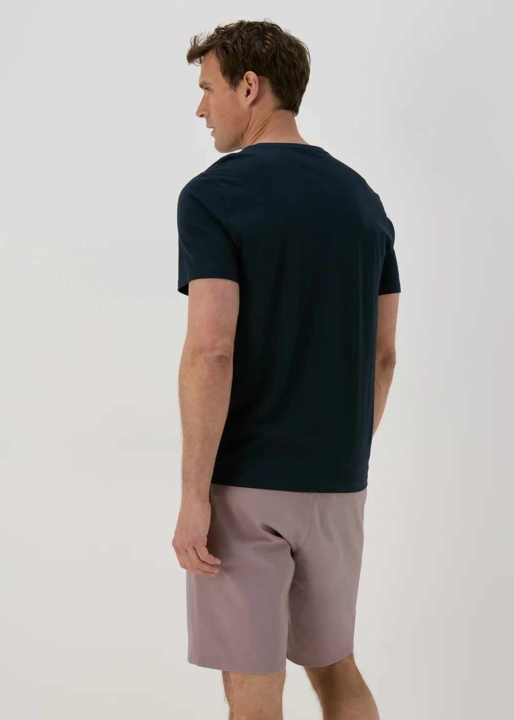 Purple Straight Fit Chino Shorts - 30 Image 2
