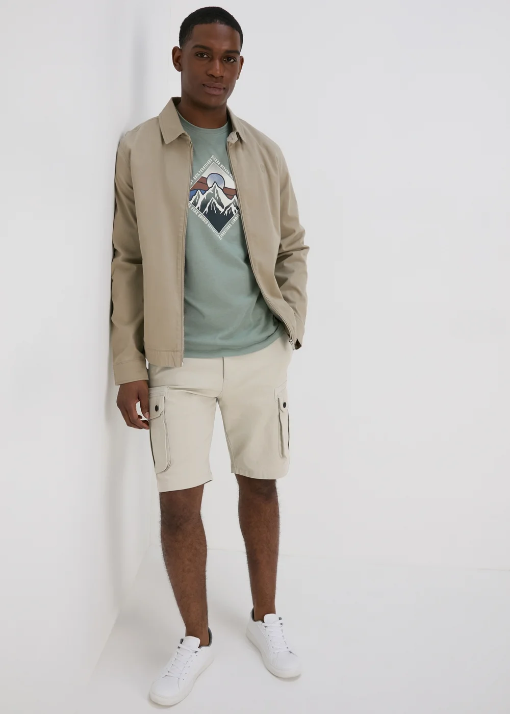Bone Cargo Shorts - 30 Image 1